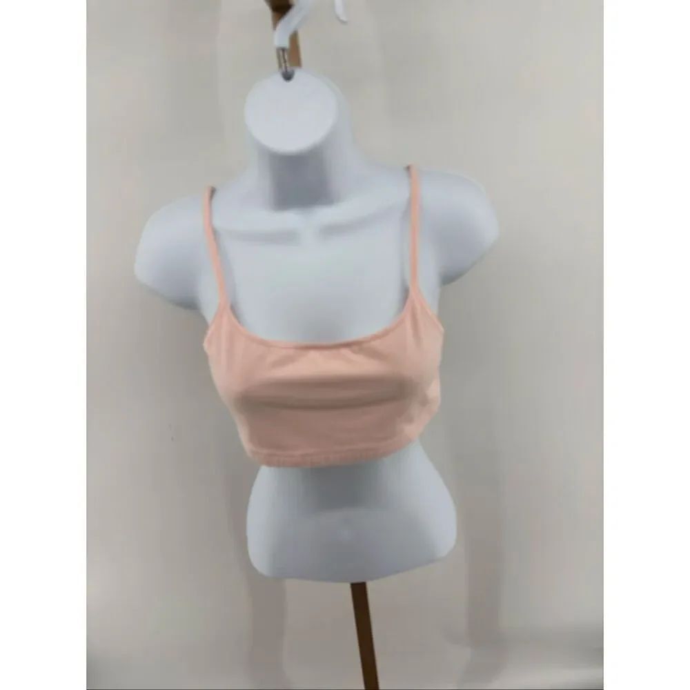 Victoria Secret Y2K Bralette Spaghetti Strap Size 36 Pink Vintage 2002
